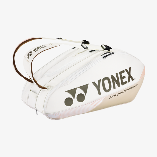 Yonex 92429 (Sand Beige) 9pk Pro Badminton Tennis Racket Bag