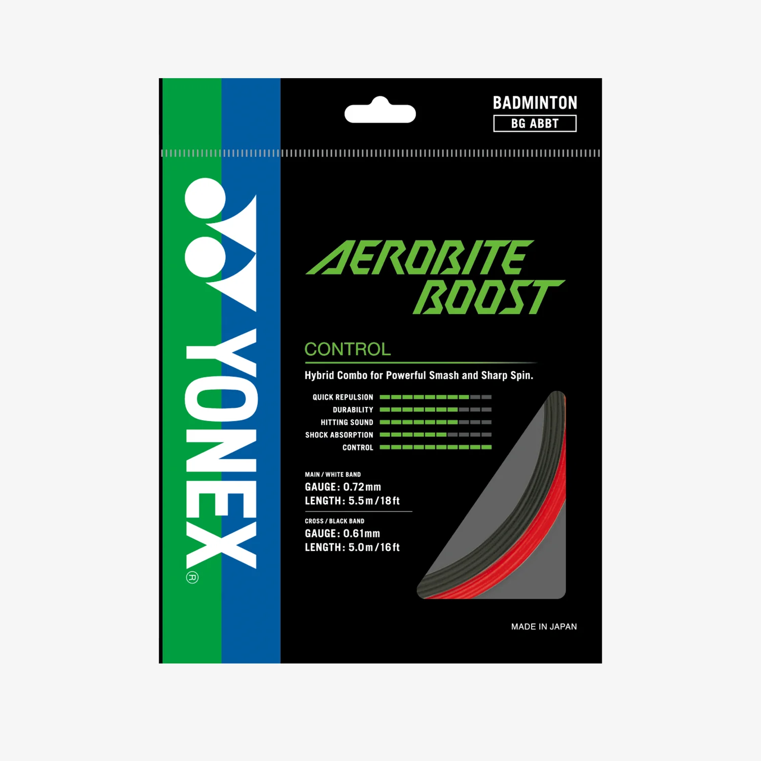 Yonex Aerobite Boost 10m Badminton String (2 Colors)