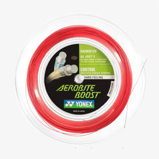 Yonex Aerobite Boost 200m Badminton String (Grey/Red)