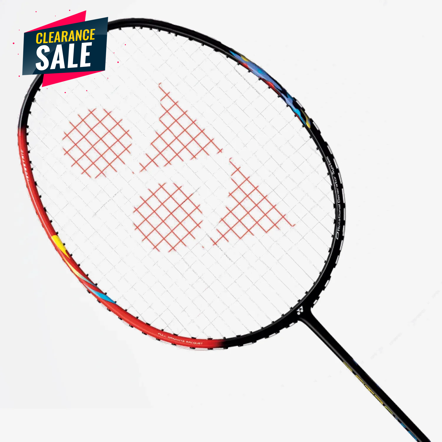 Yonex Astrox 01 Clear (Black/Red) PreStrung