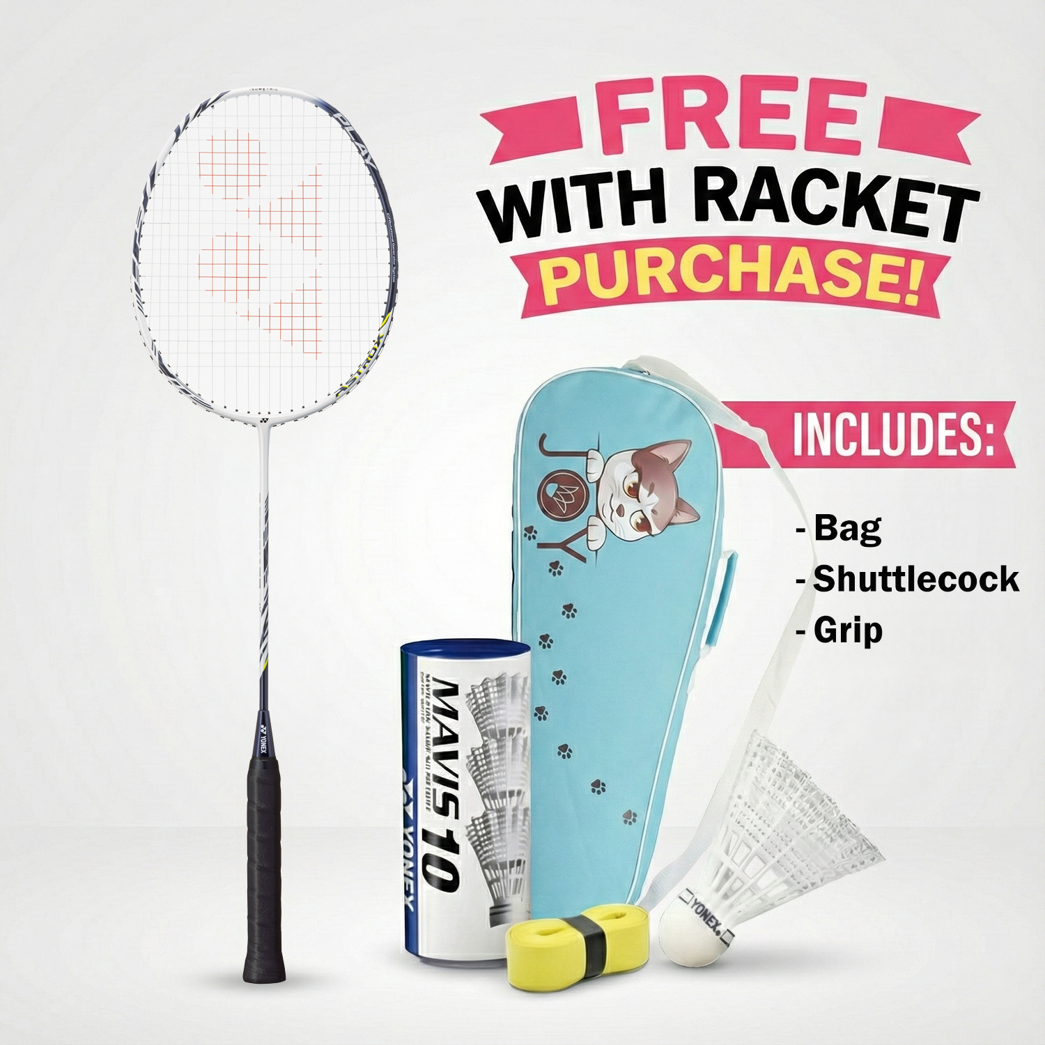 Yonex Astrox 99 Play (White Tiger) (Pre-Strung)