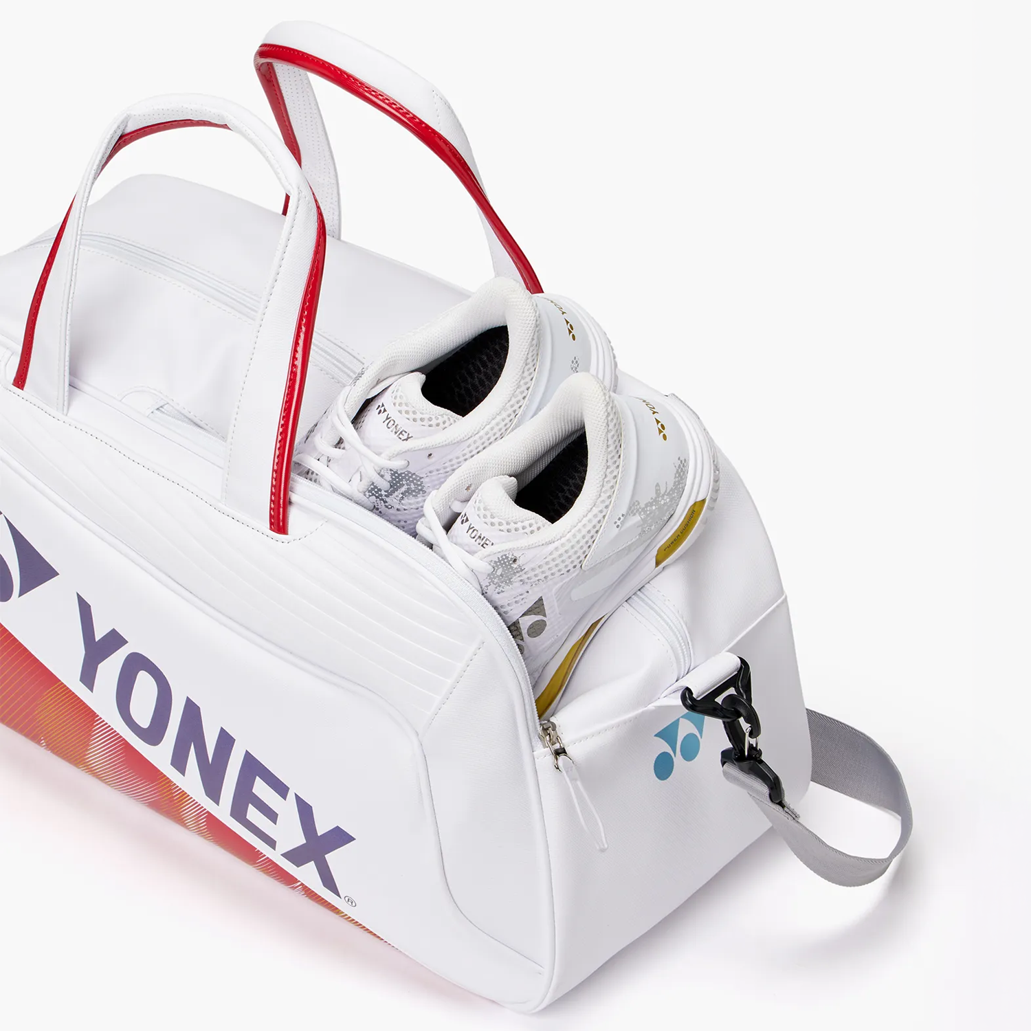 Yonex BA02611WEX Expert Boston Bag (White)