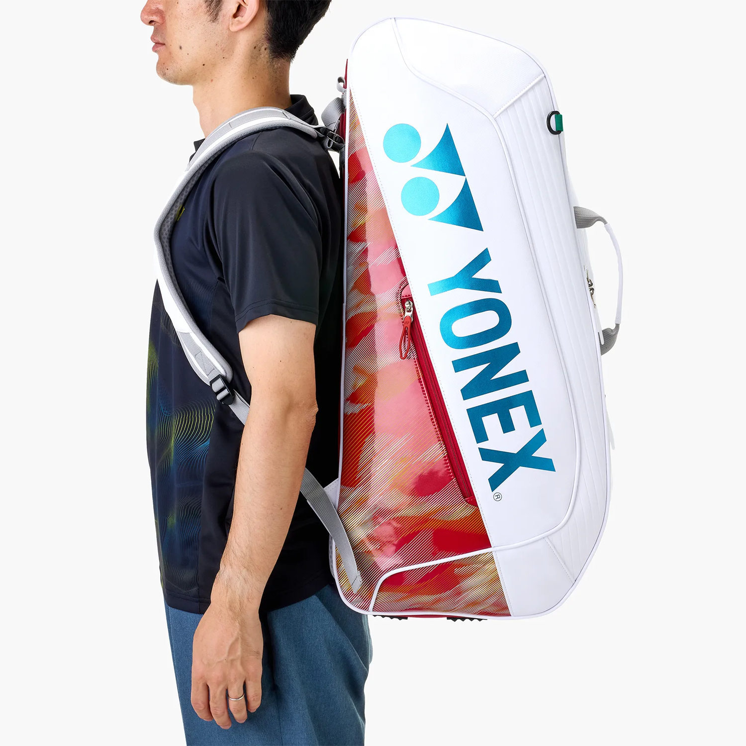 Yonex BA02626WEX Expert Racket Bag 6pcs (White)