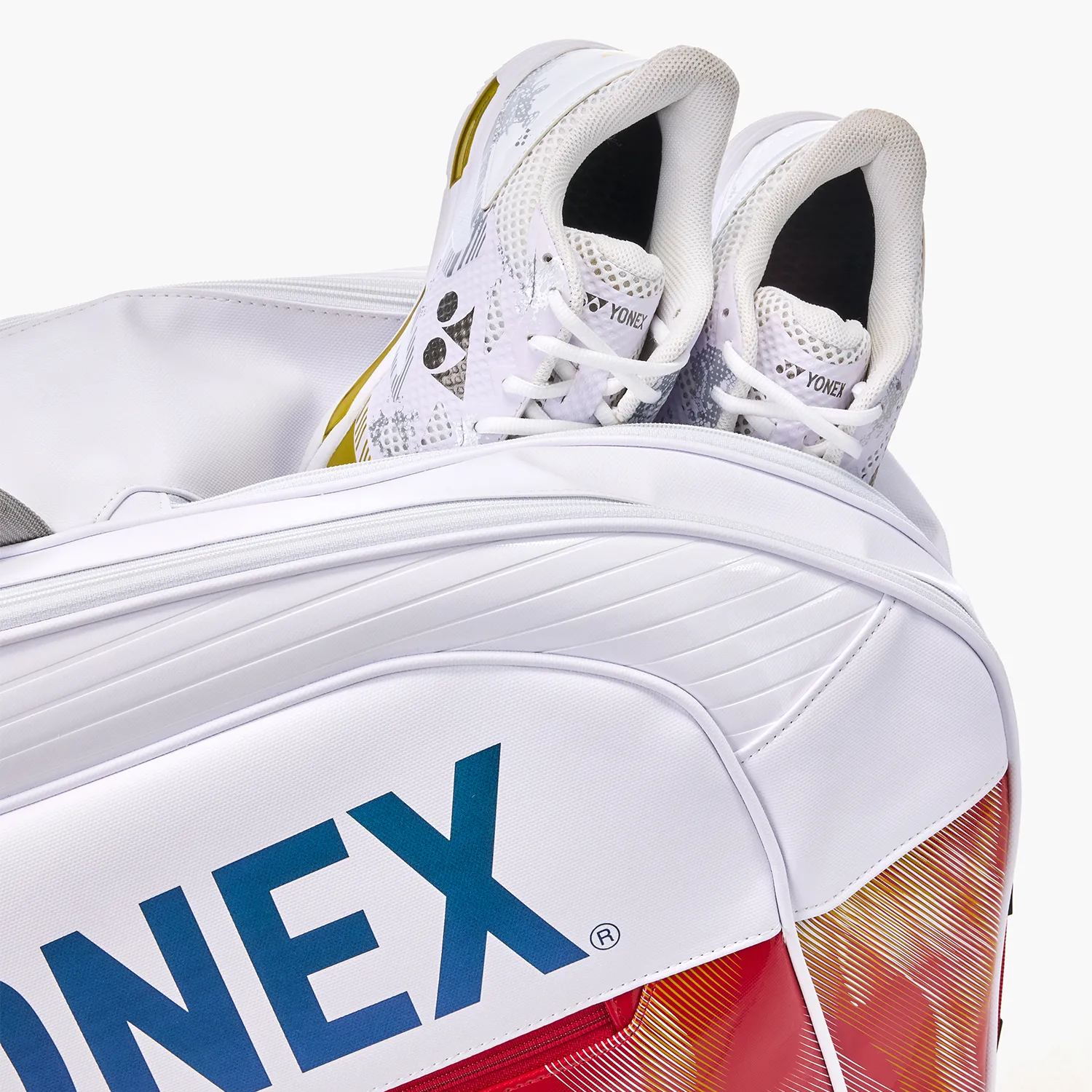 Yonex BA02626WEX Expert Racket Bag 6pcs (White)