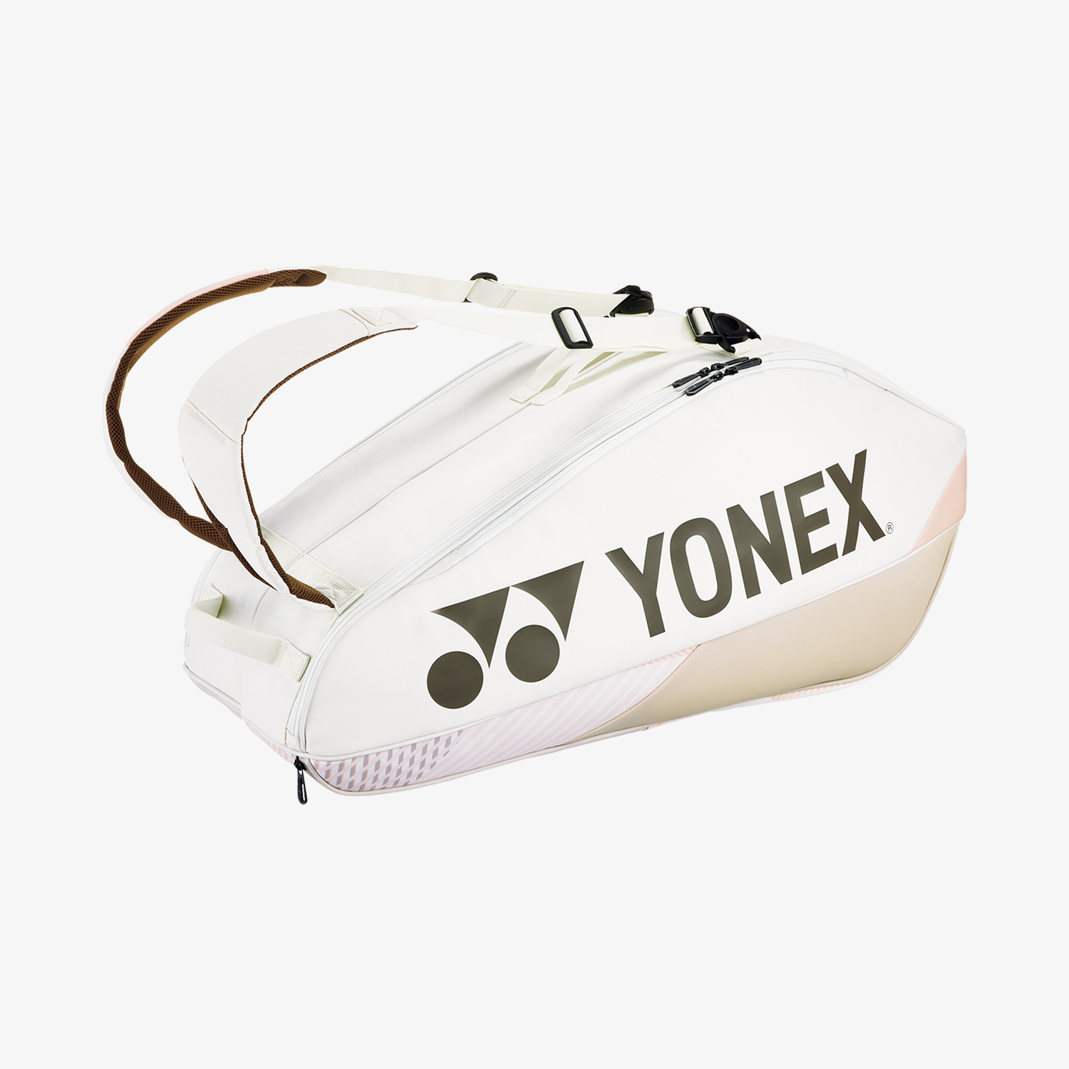 Yonex BA92426SB (Sand Beige) 6pk Pro Badminton Tennis Racket Bag - PREORDER