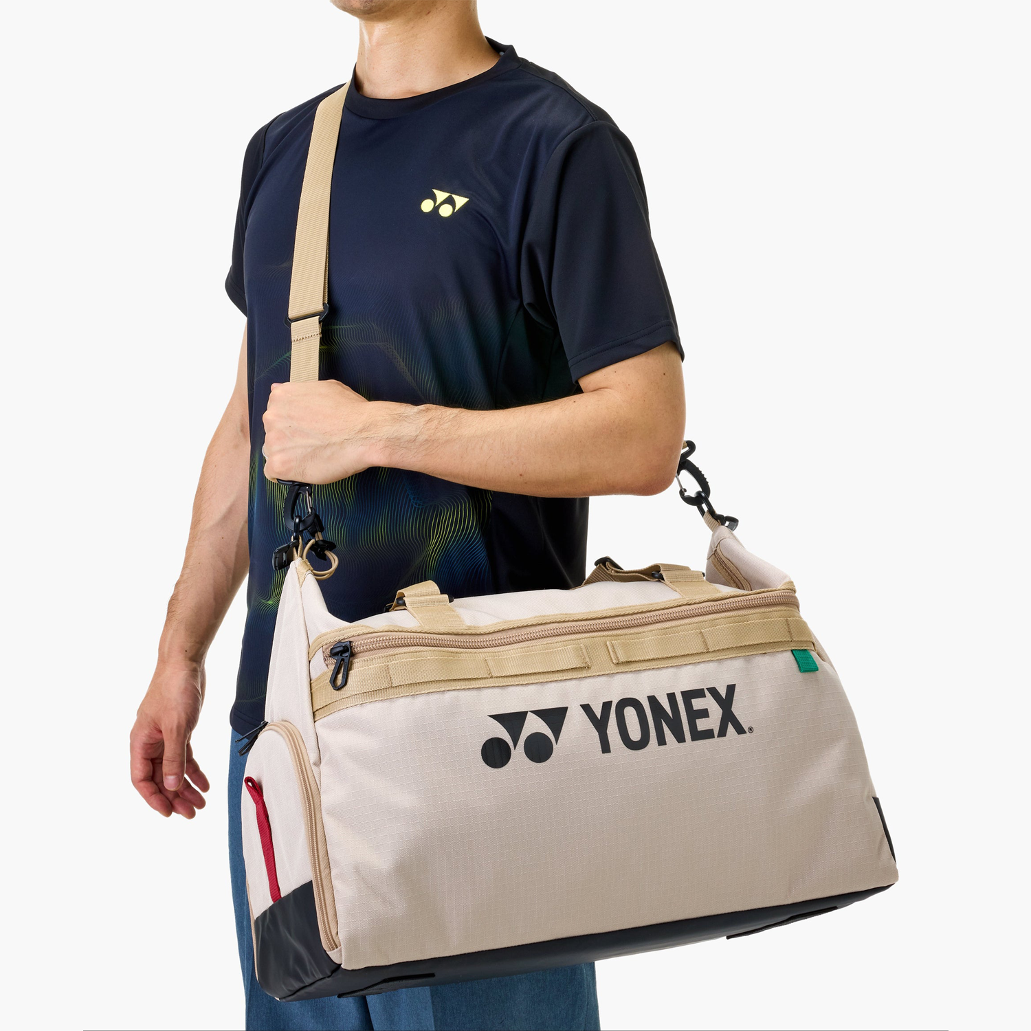 Yonex BAG72611BE Gearlogic Boston Bag (Beige)