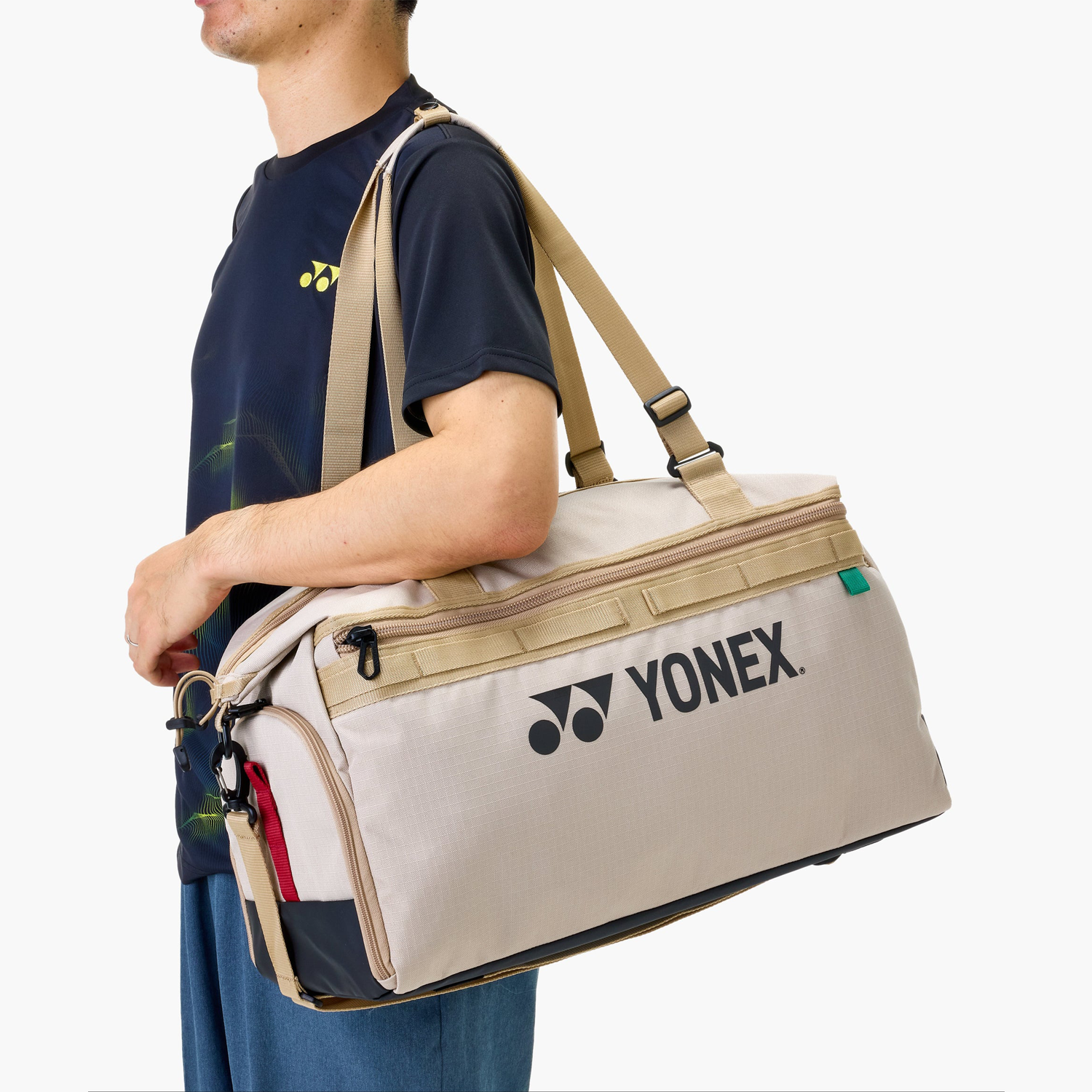 Yonex BAG72611BE Gearlogic Boston Bag (Beige)