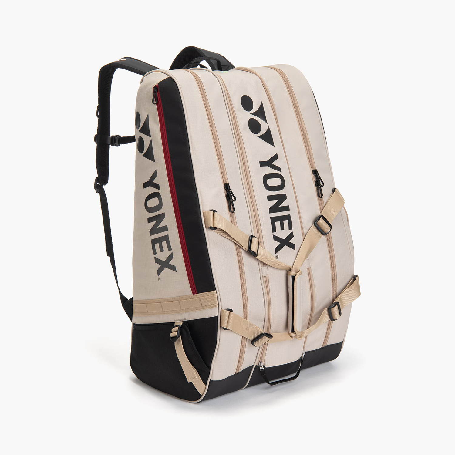 Yonex BAG72621BE Gearlogic Racket Bag 12PCS (Beige) – JoyBadminton
