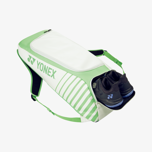 Yonex BAG82422WG Active Racket Backpack (White/Green)