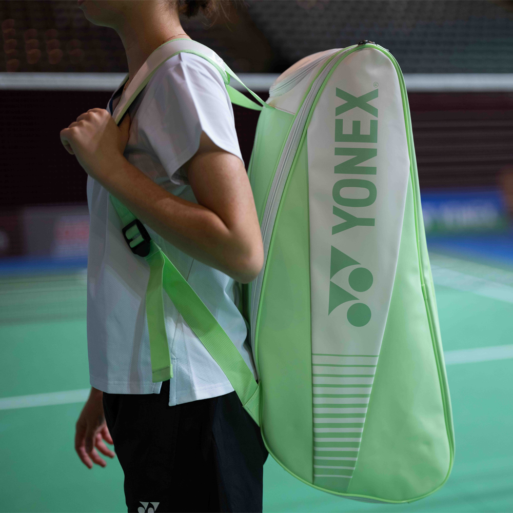 Yonex BAG82426WG Active Racket Bag 6pcs (White/Green)