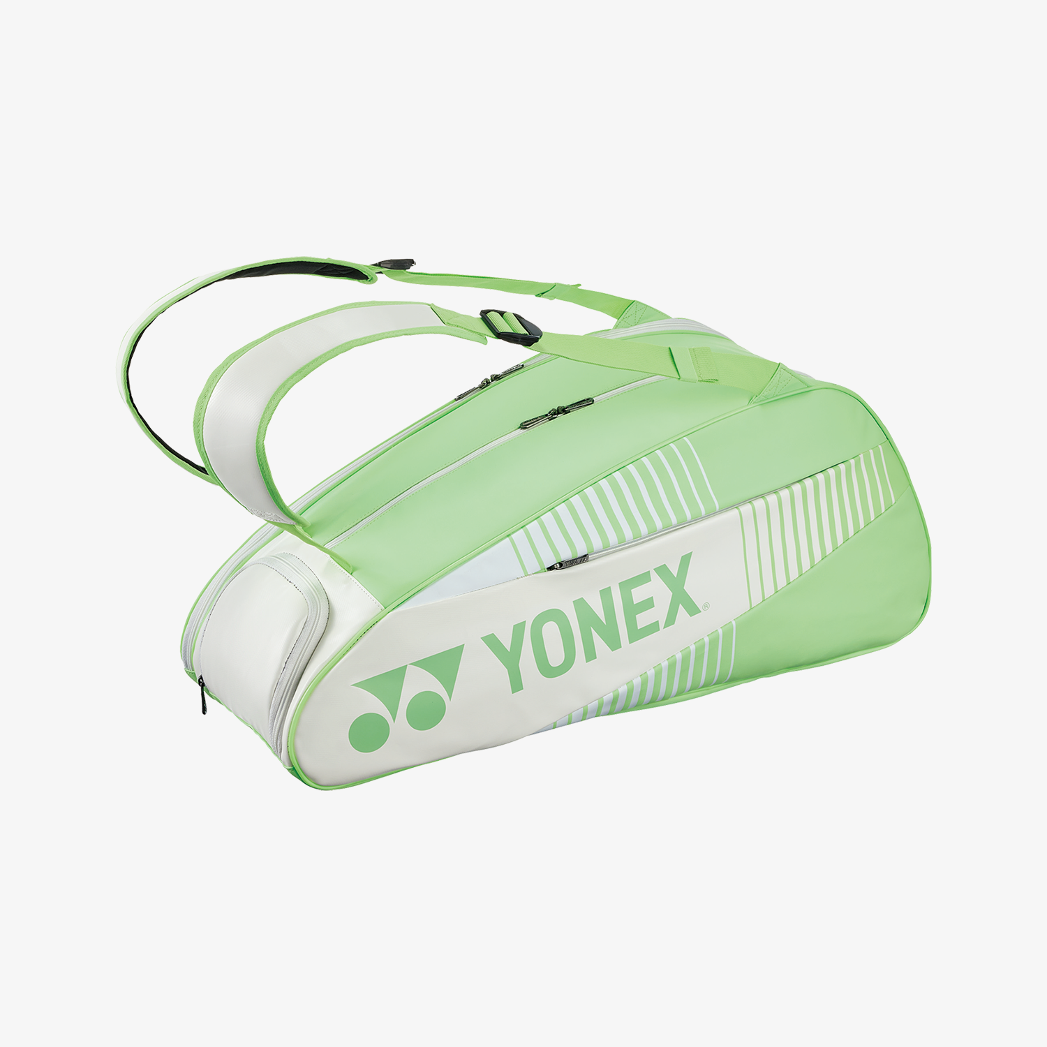 Yonex BAG82426WG Active Racket Bag 6pcs (White/Green) – JoyBadminton