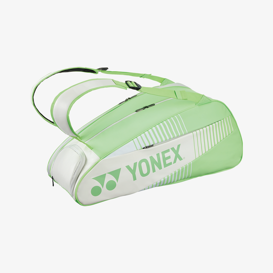 Yonex BAG82426WG Active Racket Bag 6pcs (White/Green)