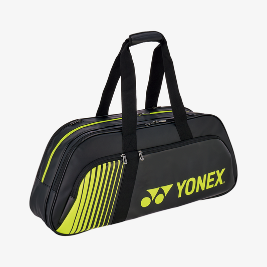 Yonex BAG82431WBKLG Active Tournament Bag (Black/Lime Green)