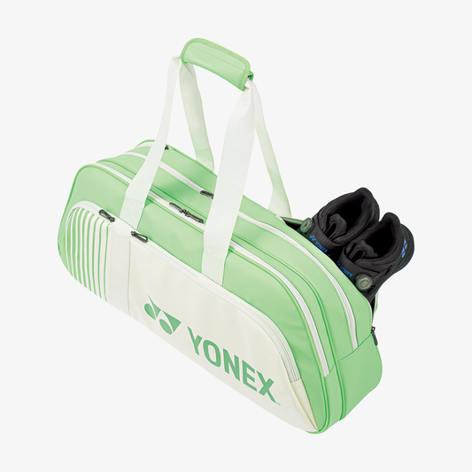 Yonex BAG82431WWG Active Tournament Bag (White/Green)