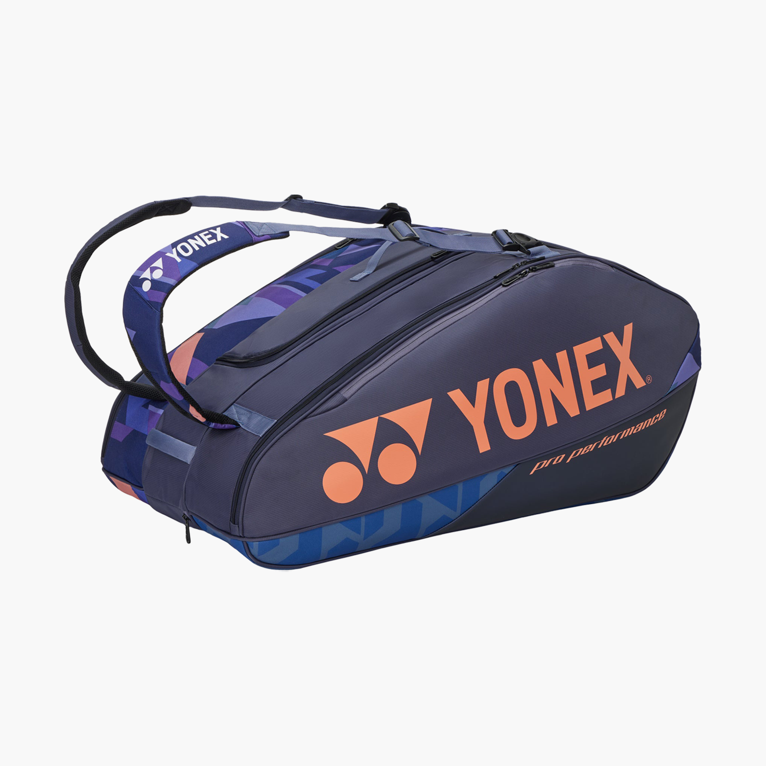 Yonex BAG924212MN 12pk Pro Badminton Tennis Racket Bag (Midnight Navy)