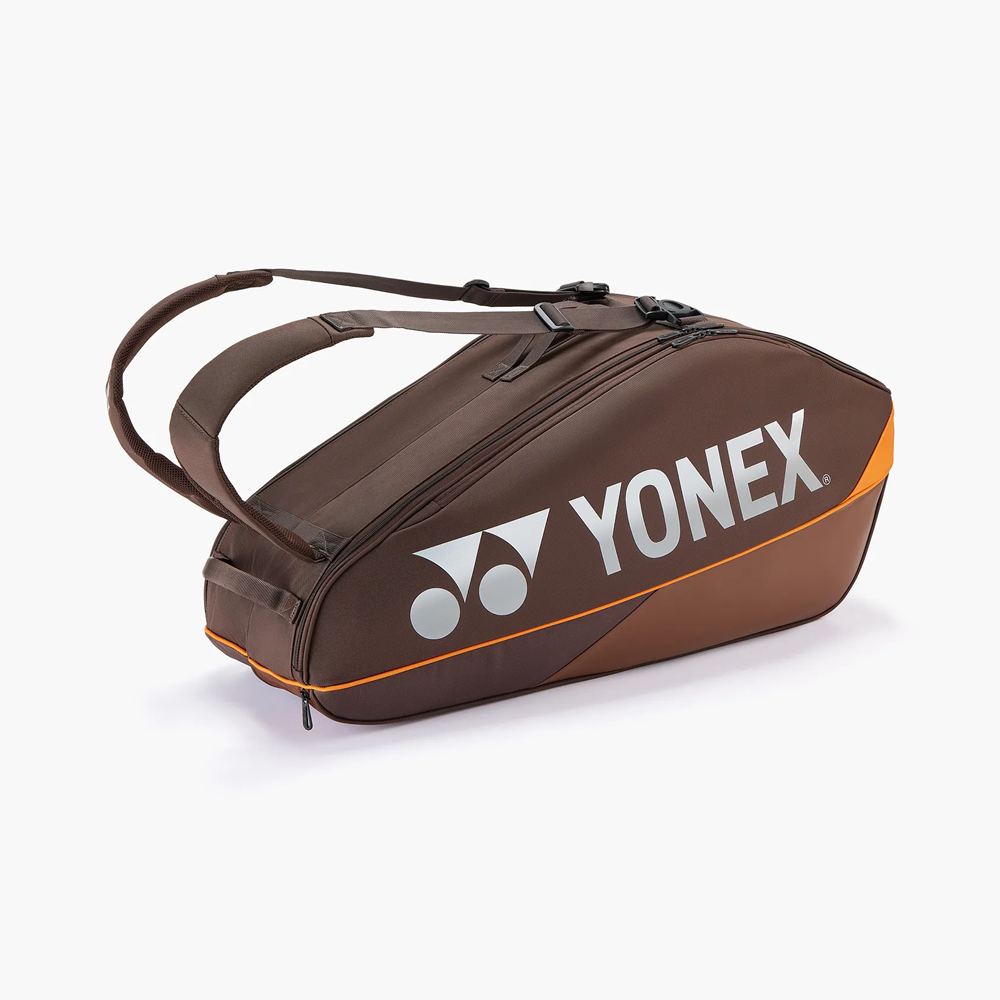 Yonex BAG92426EB 6pk Pro Badminton Tennis Racket Bag (Espresso Brown)