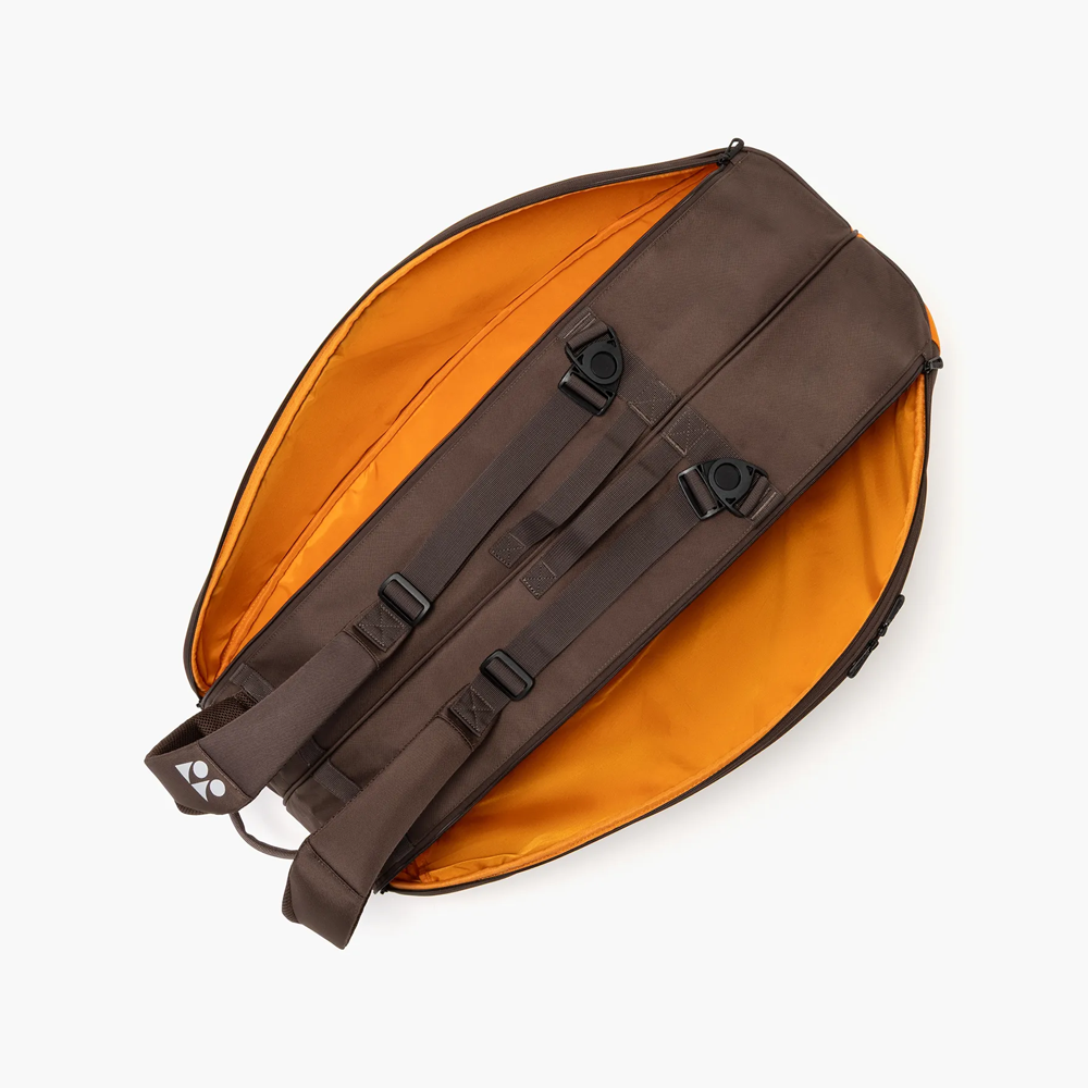 Yonex BAG92426EB 6pk Pro Badminton Tennis Racket Bag (Espresso Brown)
