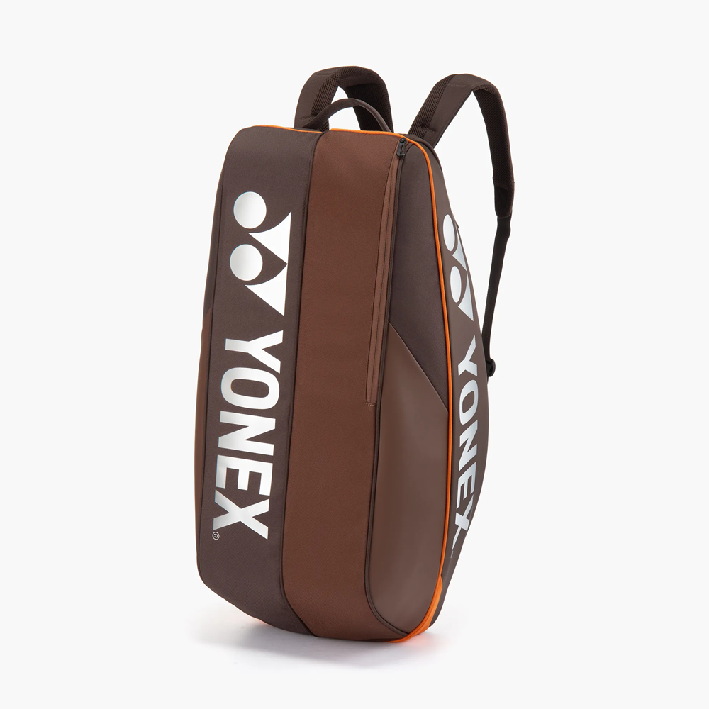 Yonex BAG92426EB 6pk Pro Badminton Tennis Racket Bag (Espresso Brown)