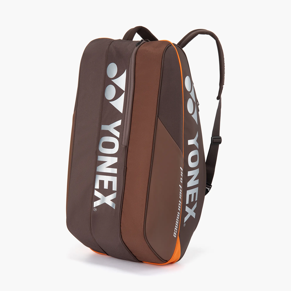 Yonex BAG92429EB 9pk Pro Badminton Tennis Racket Bag (Espresso Brown)