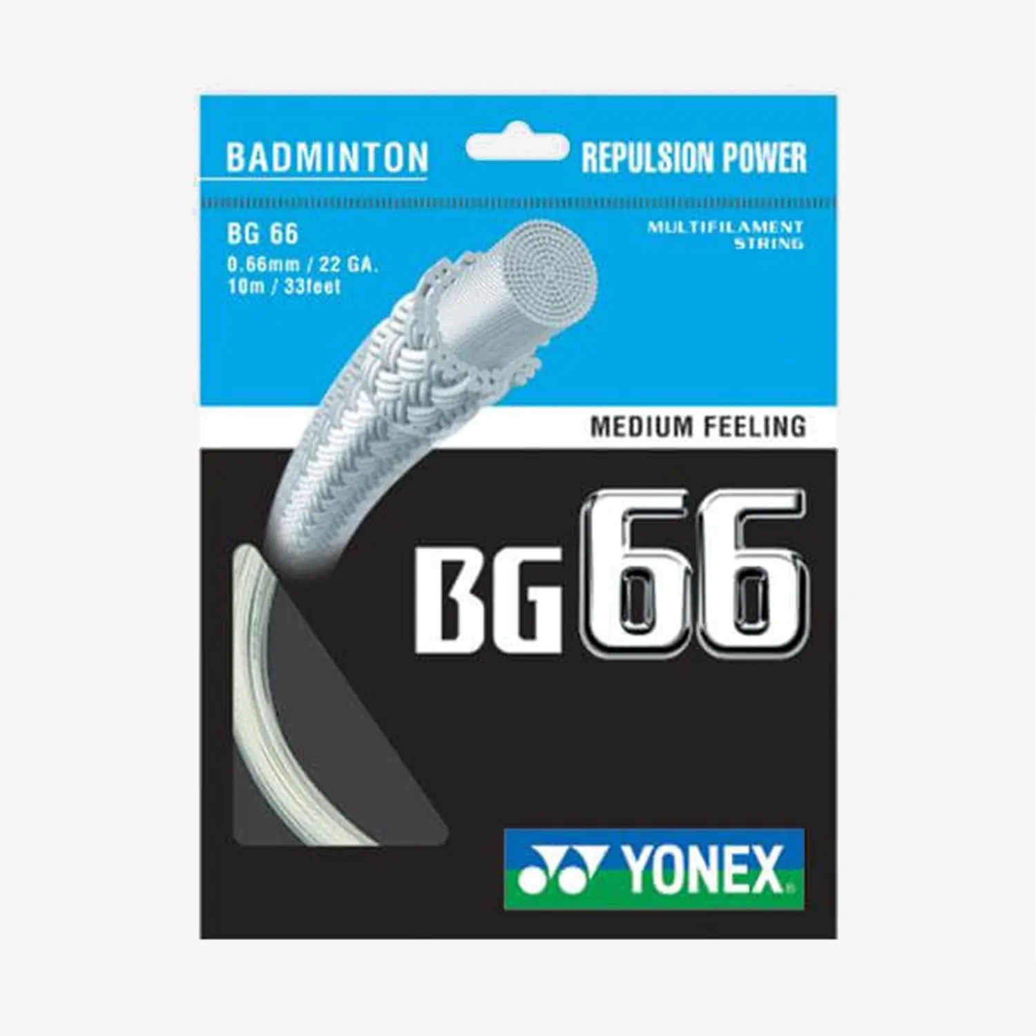 Yonex BG 66 10m Badminton String (9 Colors)