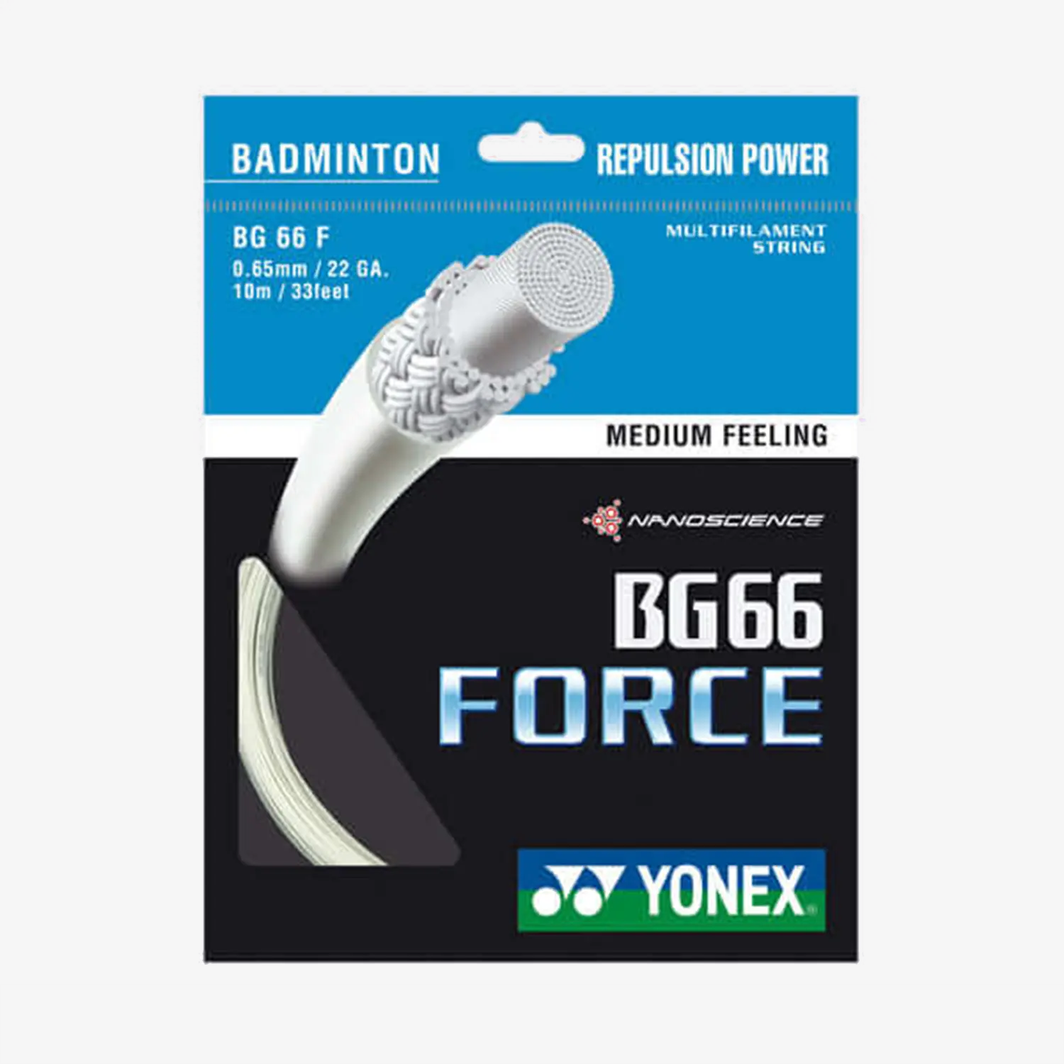 Yonex BG 66 Force 10m Badminton String (3 Colors)