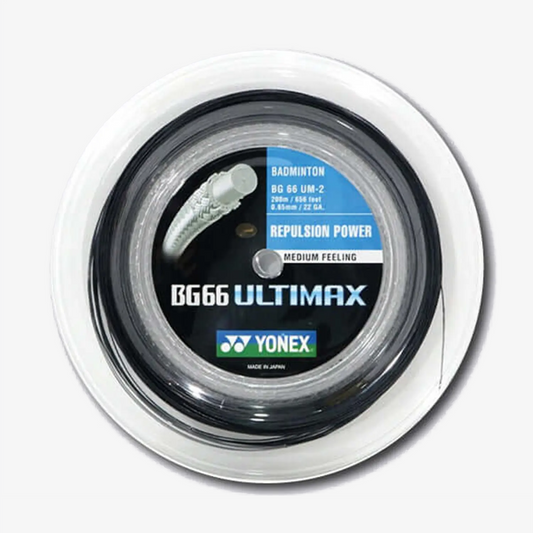 Yonex BG 66 Ultimax 200m Badminton String (Black)