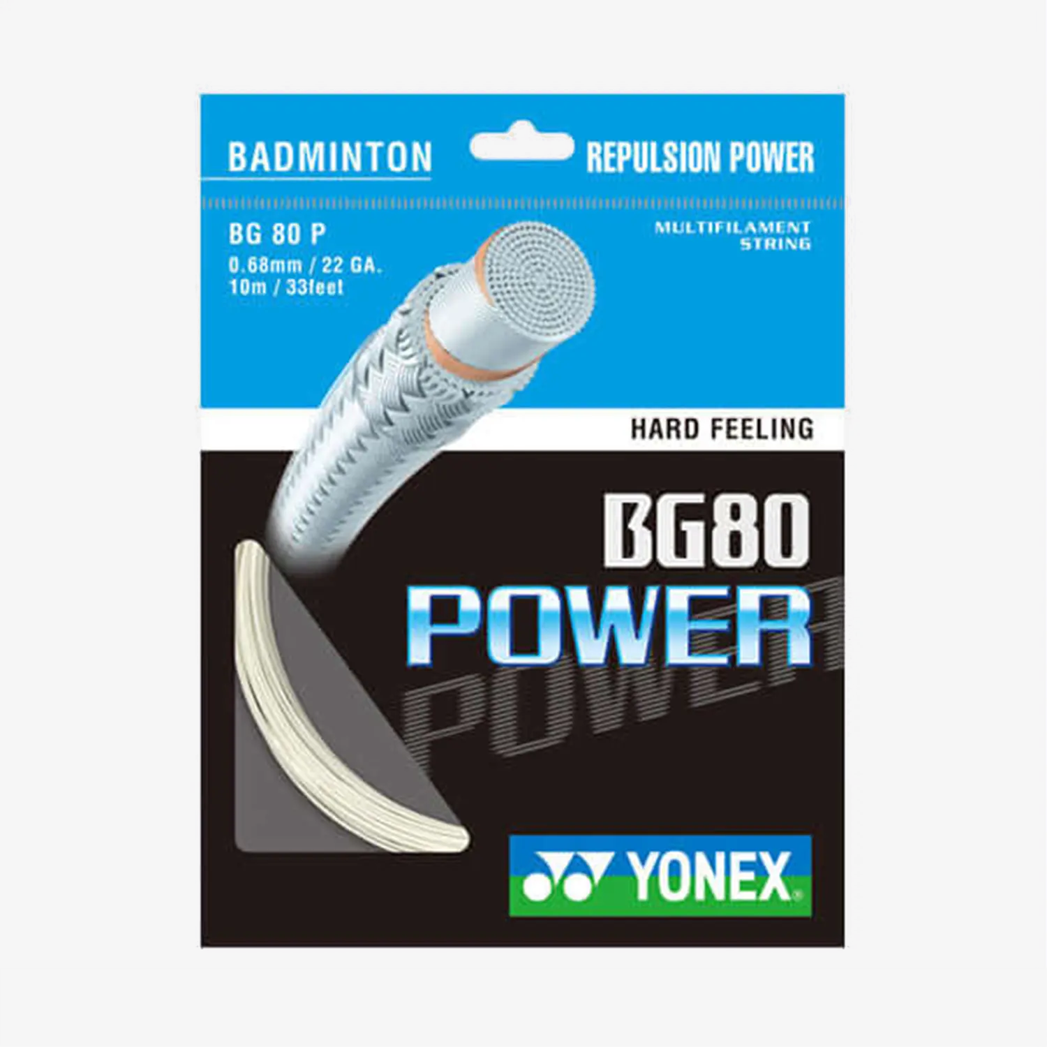 Yonex BG 80 Power 10m Badminton String (2 Colors) - JoyBadminton