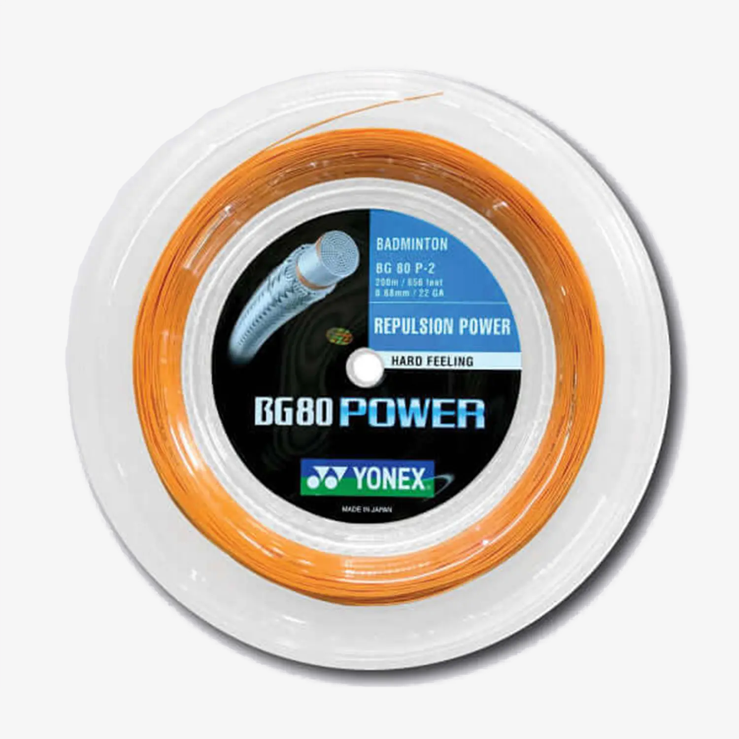 Yonex BG 80 Power 200m String (Bright Orange)