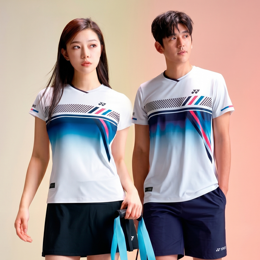 Yonex Matching T-shirts 241TS007M & 241TS008F (White)