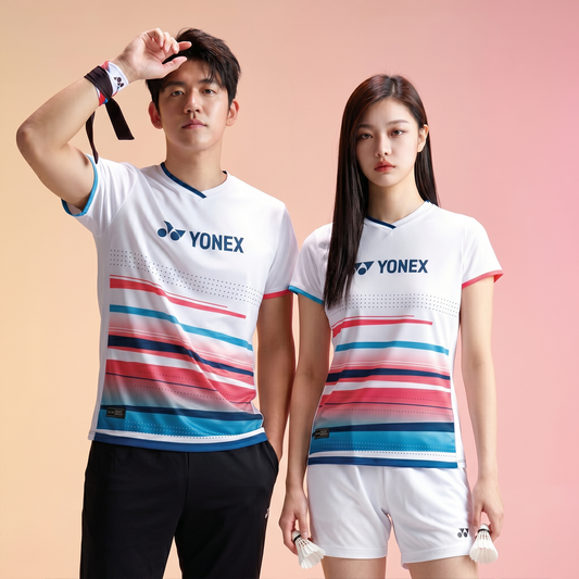 Yonex Matching T-shirts 241TS013M & 241TS014F (White)