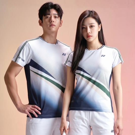 Yonex Matching T-shirts 241TS017M & 241TS018F (White)
