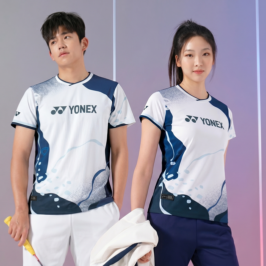 Yonex Matching T-shirts 243TS029M & 243TS030F (Dark Navy)