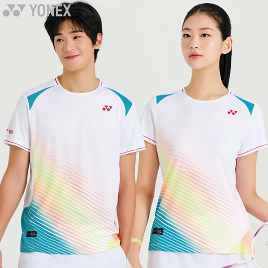 Yonex Matching T-shirts 261TS027M & 261TS028F (White)