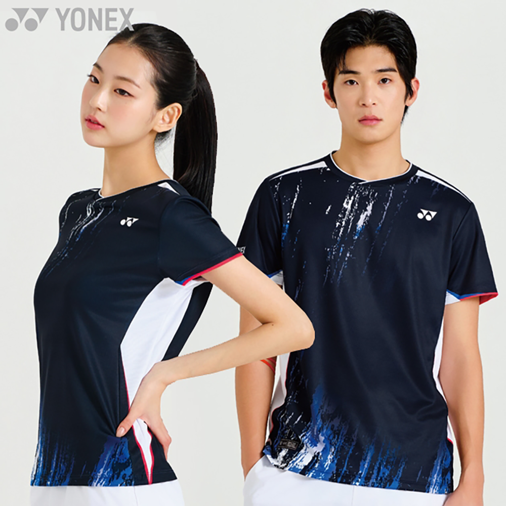 Yonex Matching T-shirts 261TS039M & 261TS040F (Midnight Black)