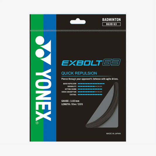 Yonex Exbolt 63 10m Badminton String (3 Colors)