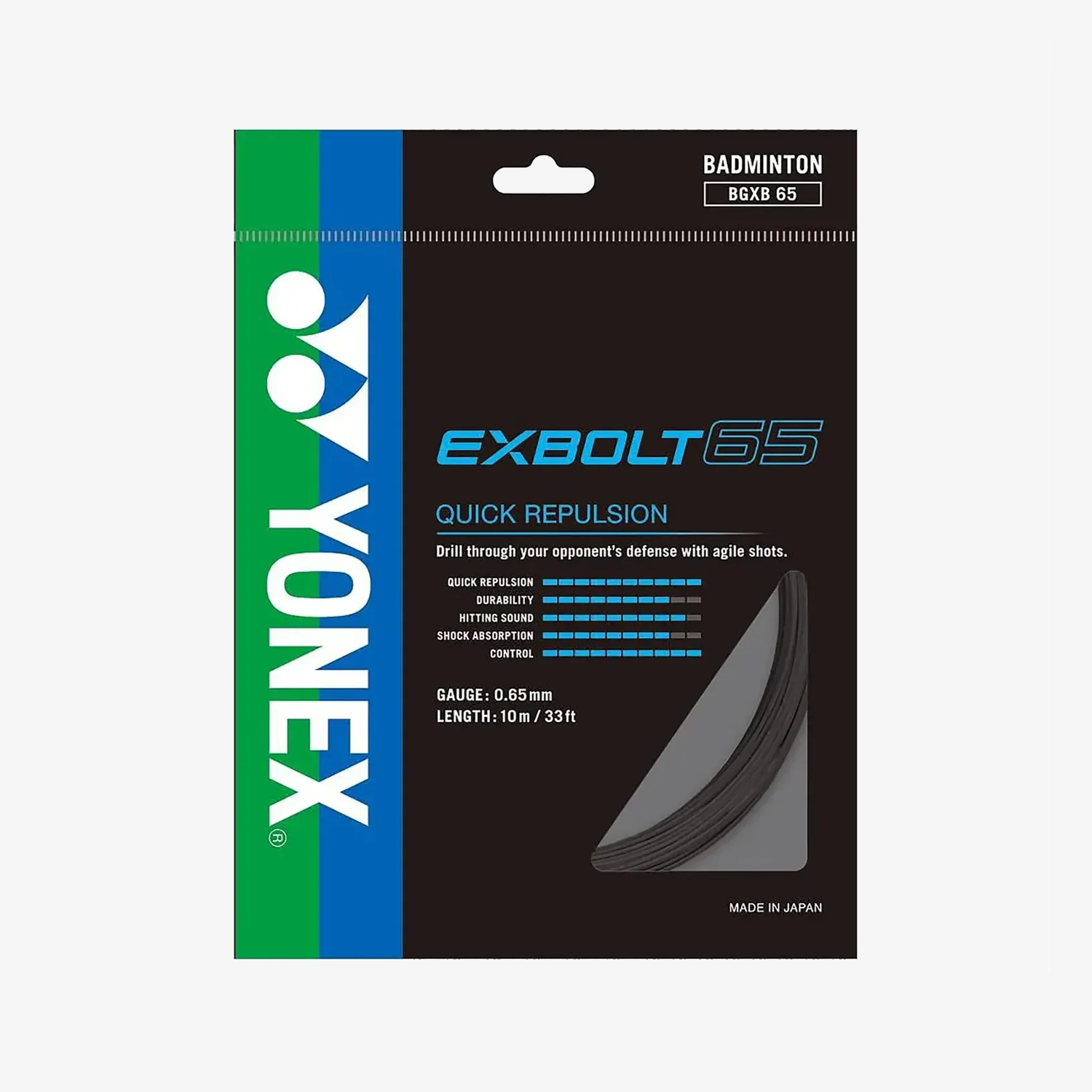 Yonex Exbolt 65 10m Badminton String (6 Colors)