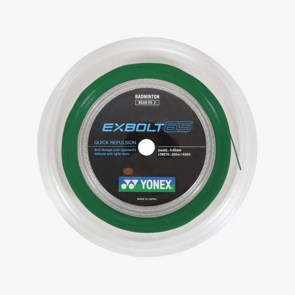 Yonex Exbolt 65 200m Badminton String (Green) – JoyBadminton