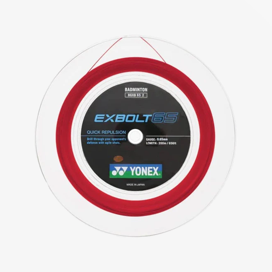 Yonex Exbolt 65 200m Badminton String (Red)