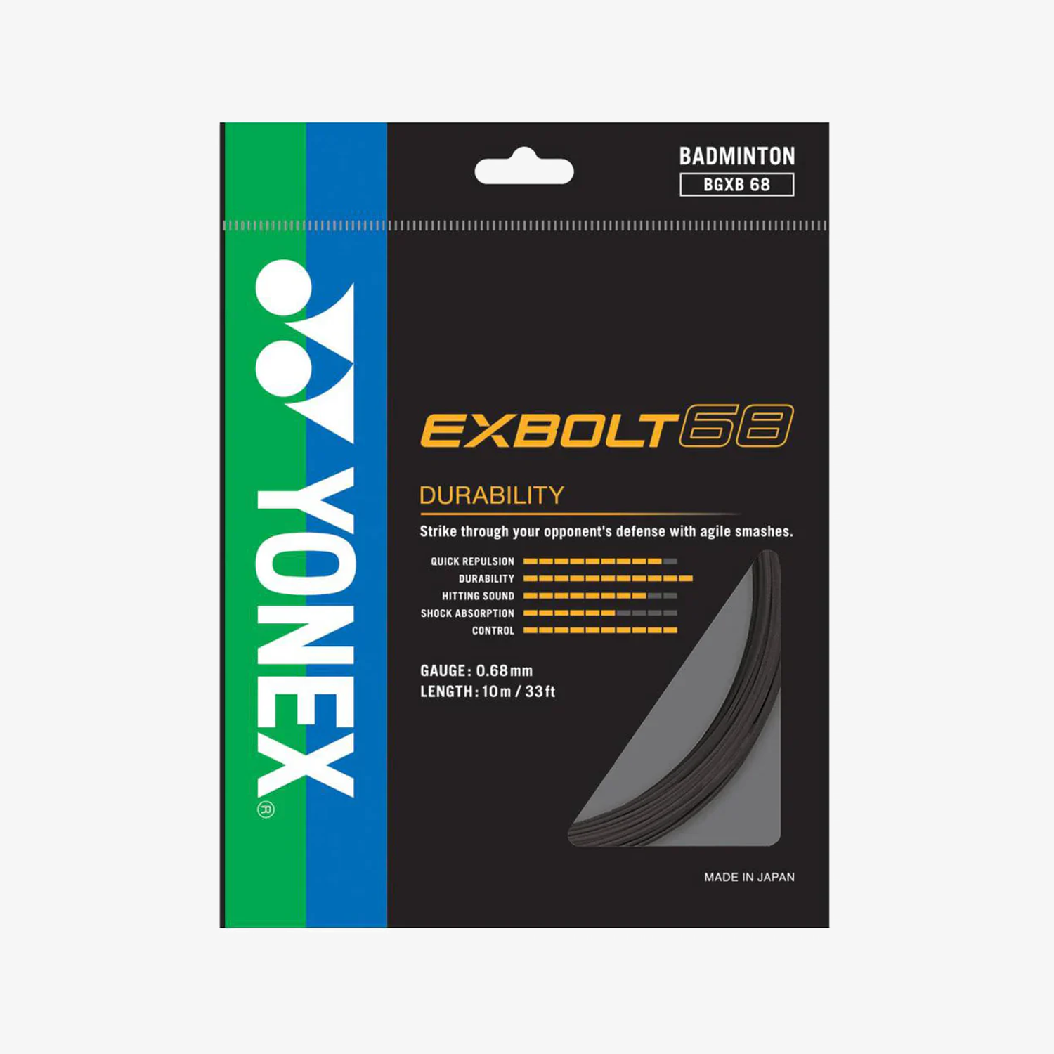 Yonex Exbolt 68 10m Badminton String (6 Colors)