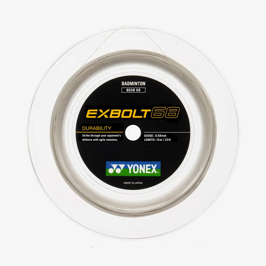 Yonex Exbolt 68 200m Badminton String (White)