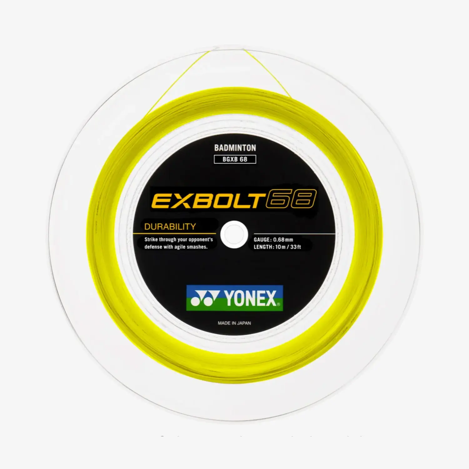 Yonex Exbolt 68 200m Badminton String (3 Colors) - JoyBadminton