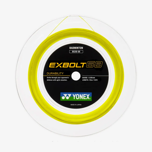 Yonex Exbolt 68 200m Badminton String (Yellow)