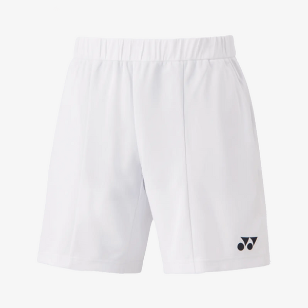 Yonex Junior Knit Shorts 15138JW (White) - JoyBadminton