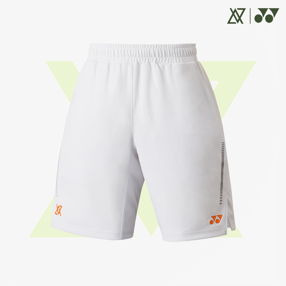Yonex x Viktor Axelsen Junior Knit Shorts 15229JW (White)