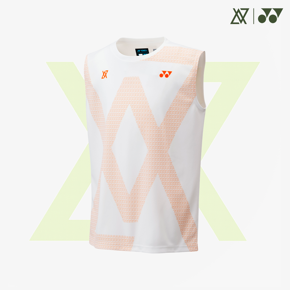 Yonex x Viktor Axelsen Junior Sleeveless Top 10691JFO (Flash Orange)