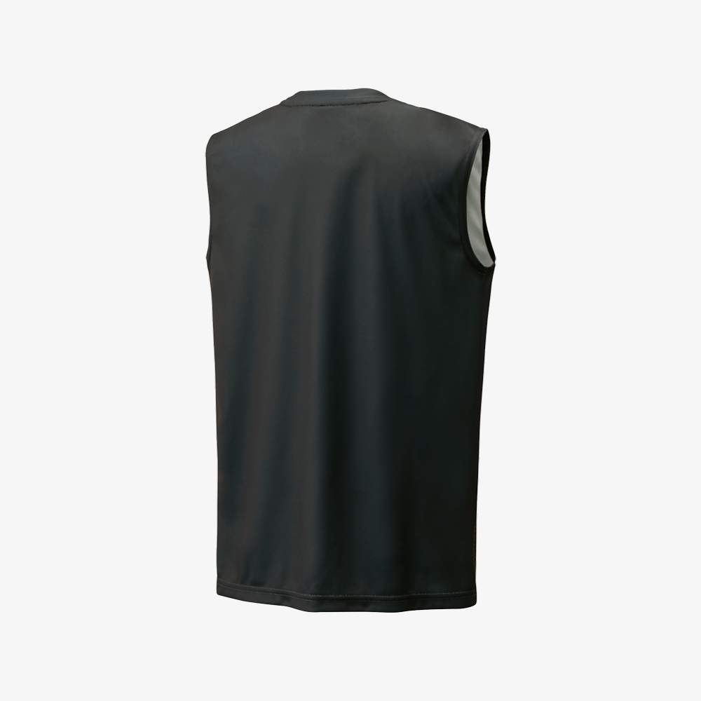 Yonex x Viktor Axelsen Junior Sleeveless Top 10691JSGR (Steel Gray)