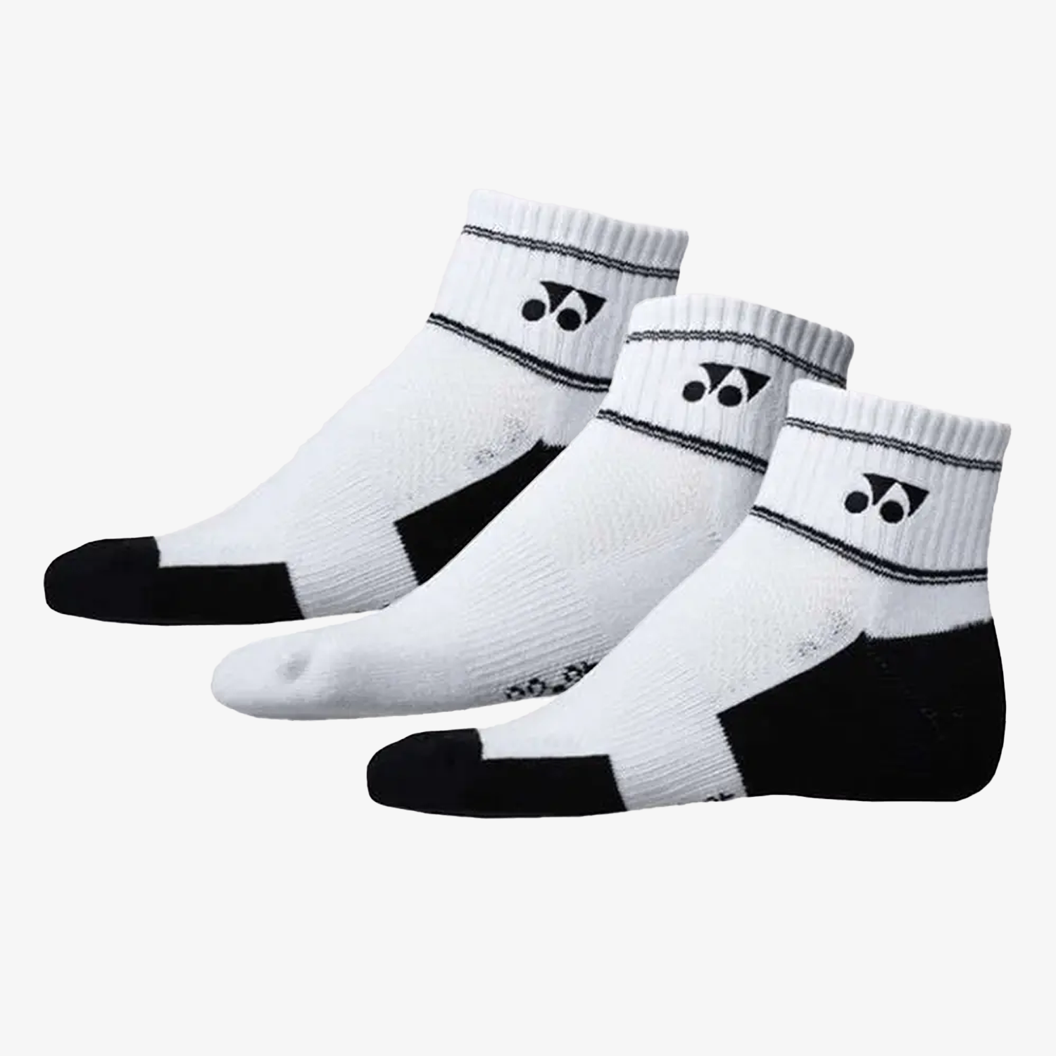 Yonex Men's 3 pack Assorted Crew Socks 8423