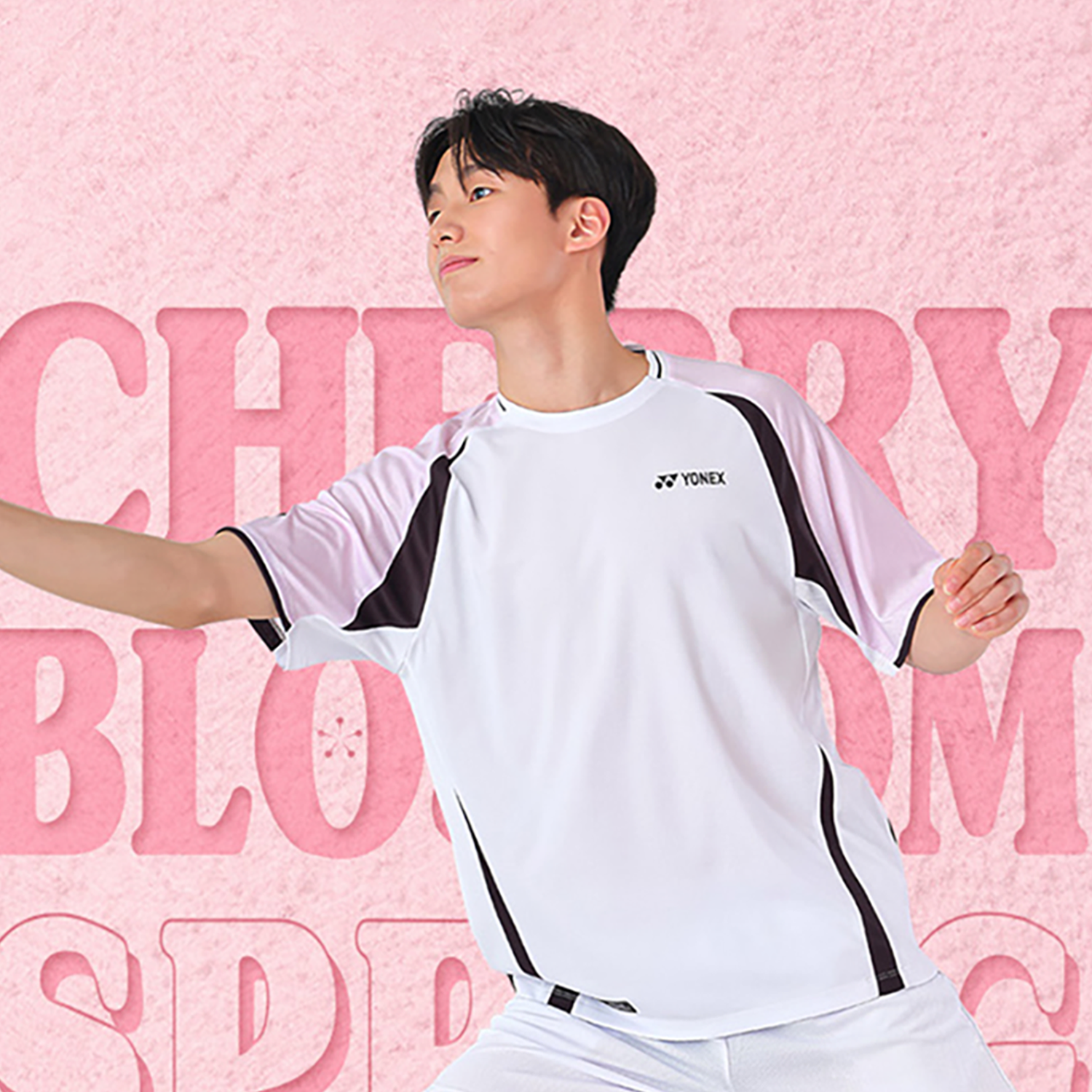 Yonex Men's Cherry Blossom Spring Editon T-Shirt 252TS001M (White)