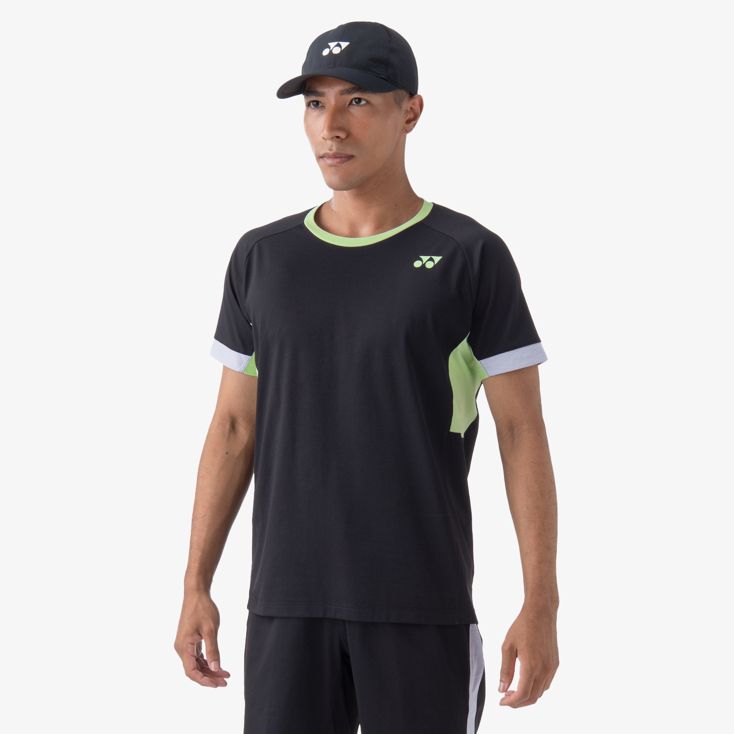 Yonex Men's Crew Neck Shirt 10563 (Black) 