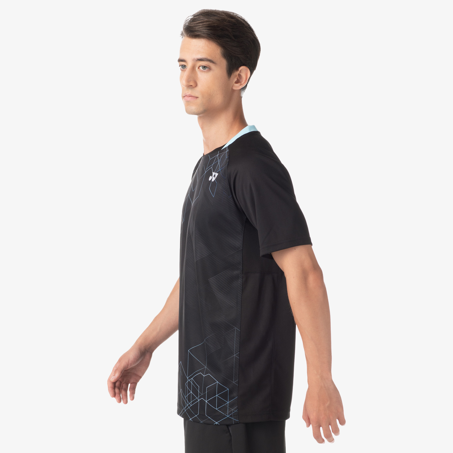 Yonex Men's Crew Neck Shirt 10602 (Black) 